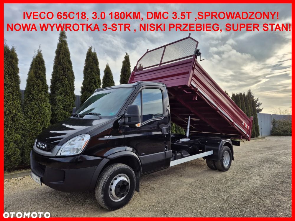 Iveco 65C18 / 3.0 180KM/ Nowa Wywrotka 3-stronna/ - 2