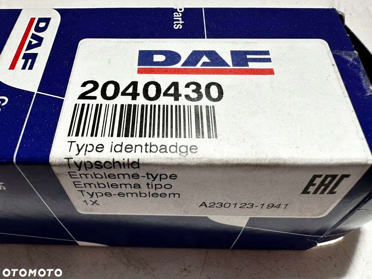 Emblemat Logo Litera DAF XF 2040430 - 5