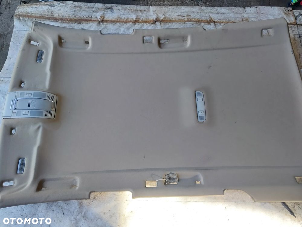 Podsufitka dach jasna beż beżowa Audi A6 C6 Avant Kombi s-line osłona słupka słupków przysłonki lampka kabiny KOMPLET - 10