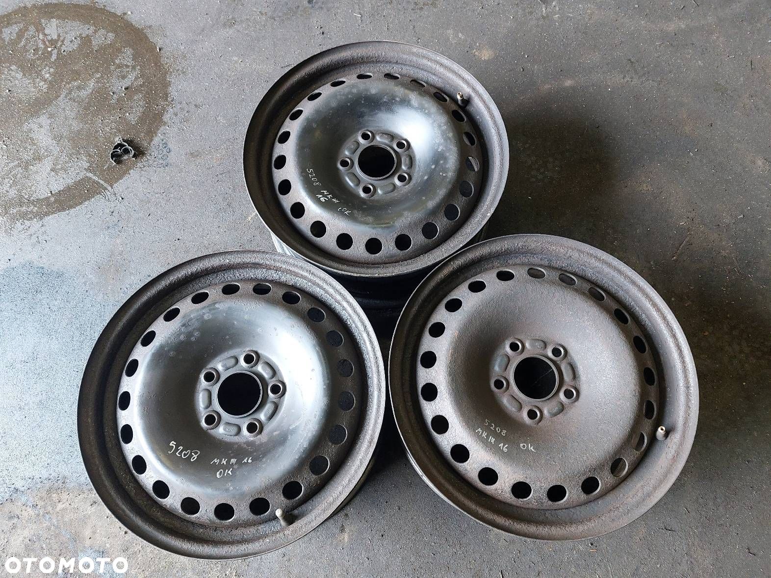 FELGI STALOWE 4 SZT 5X108 6,5Jx16 FI63,4 FORD MONDEO MK3 FOCUS MK2 - 1