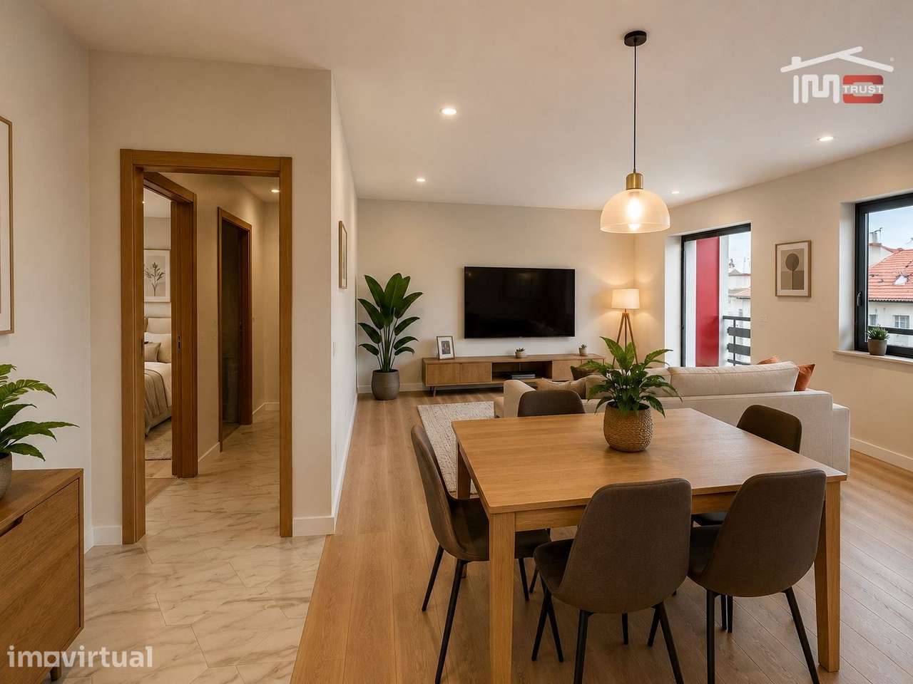 T3 Totalmente Remodelado com Suite e Varanda no Alto do Seixalinho - Grande imagem: 3/31
