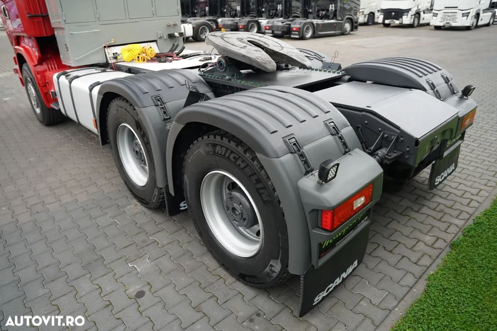Scania R 580 / V8 / 6x4 / GVM: 95.000 KG / I-PARK COOL/ OPTICRUISE / REMORCĂ TRACTOR 3 AXIE - 13