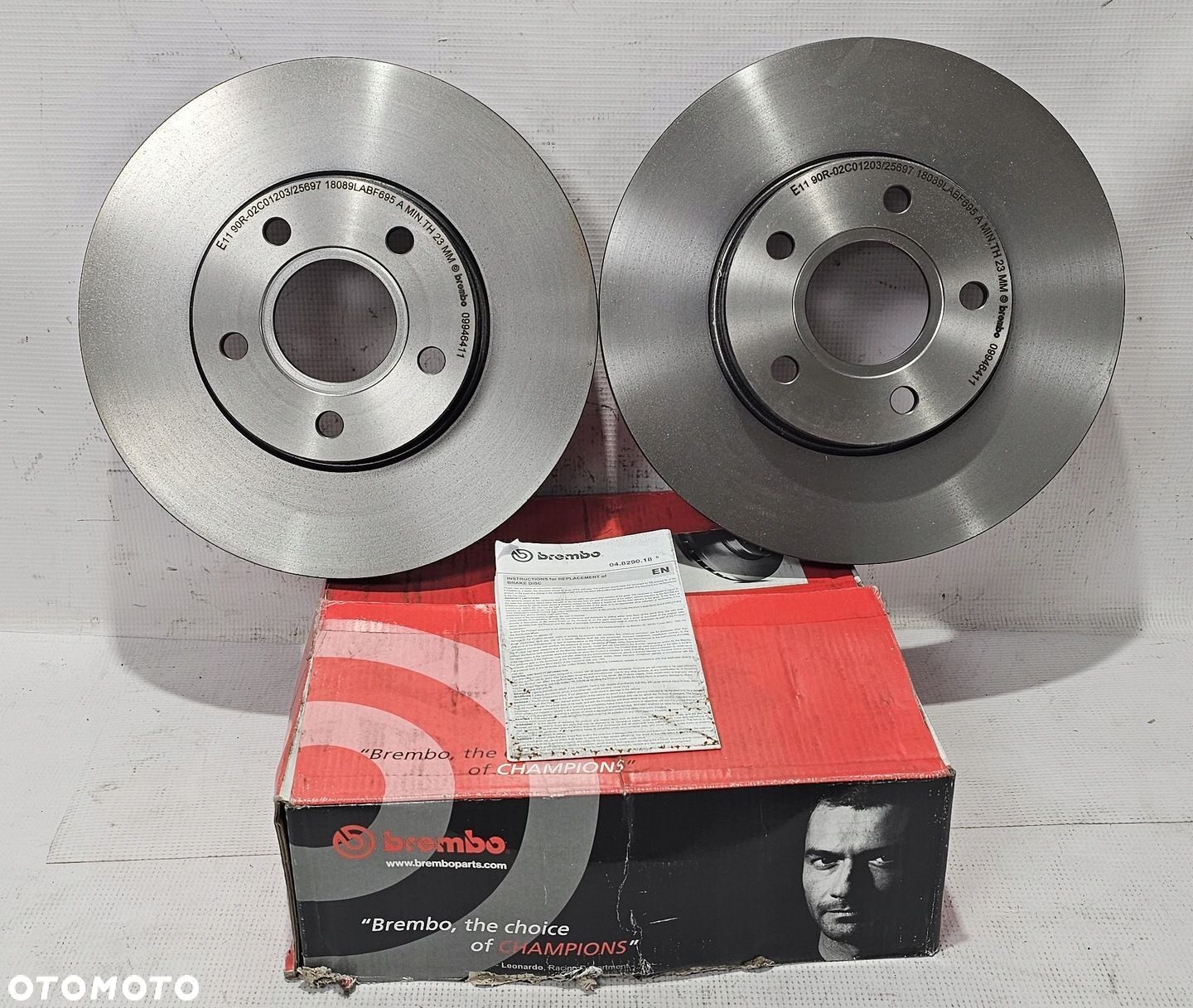 2X NOWE TARCZE HAMULCOWE PRZÓD FOCUS MK2 C-MAX / S40 II V50 C70 II C30 - 1