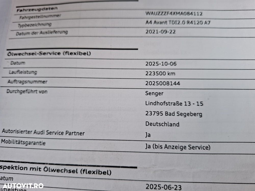 Audi A4 Limuzina 35 TDI S tronic MHEV Advanced - 39