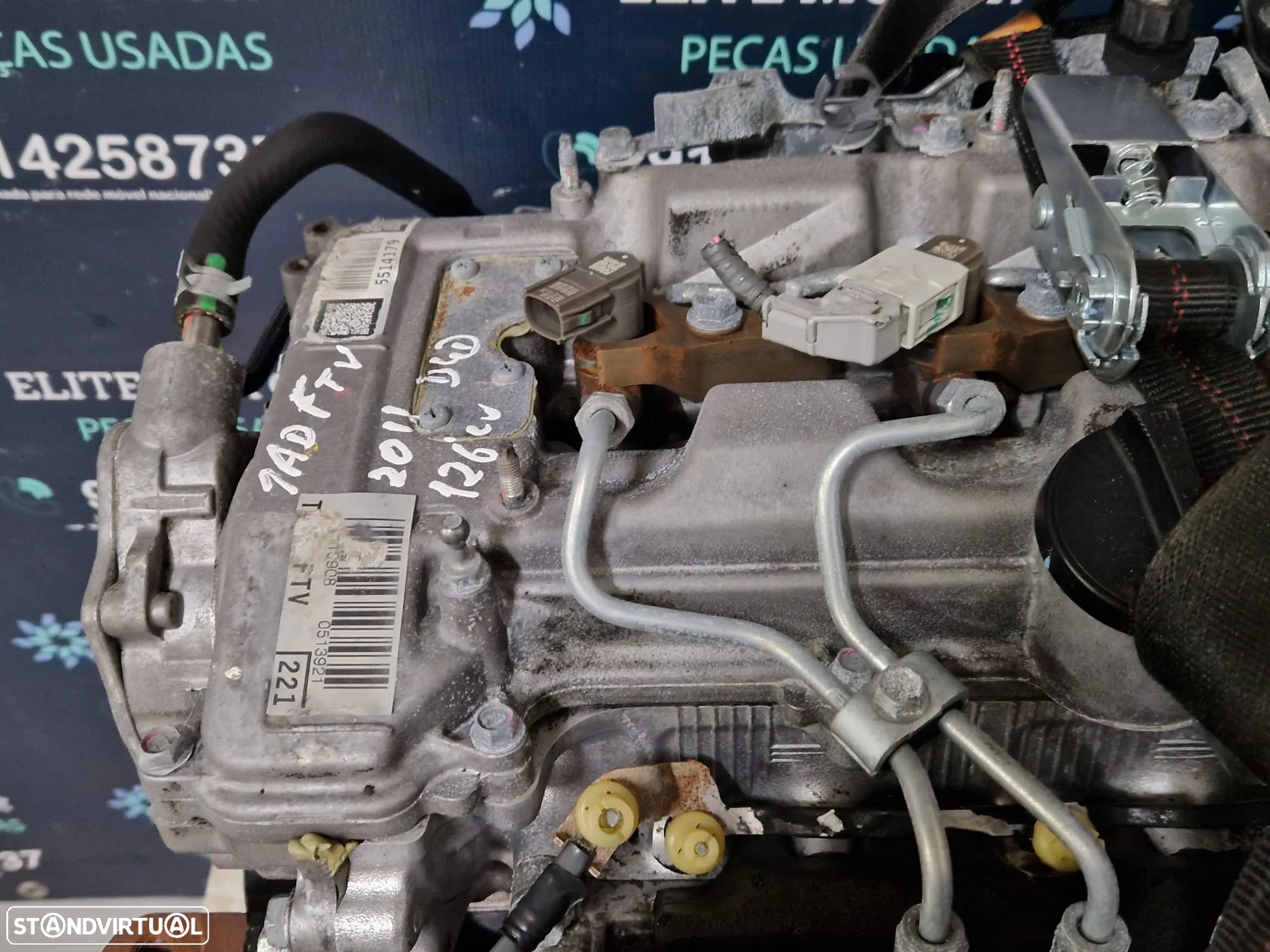 Motor usado 1AD-FTV TOYOTA COROLLA VERSO 2.0 D4D 126CV 2011 AVENSIS T270 T27 AURIS - 7