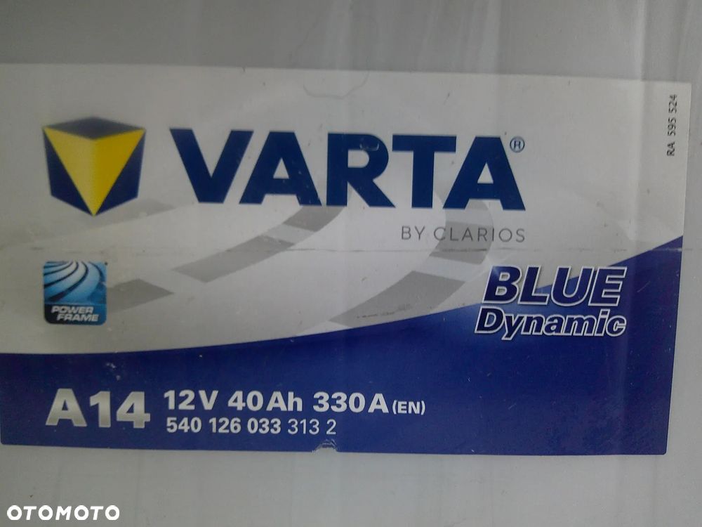 AKUMULATOR VARTA BLUE 540126033 40AH 330A P+ - 2