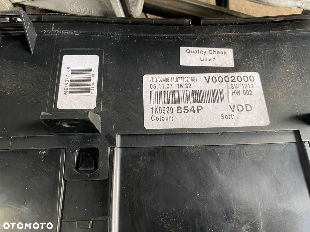 VW GOLF V 5 ZESTAW STARTOWY 1.4 TSI KOMPUTER LICZNIK STACYJKA DO ODPALENIA - 7