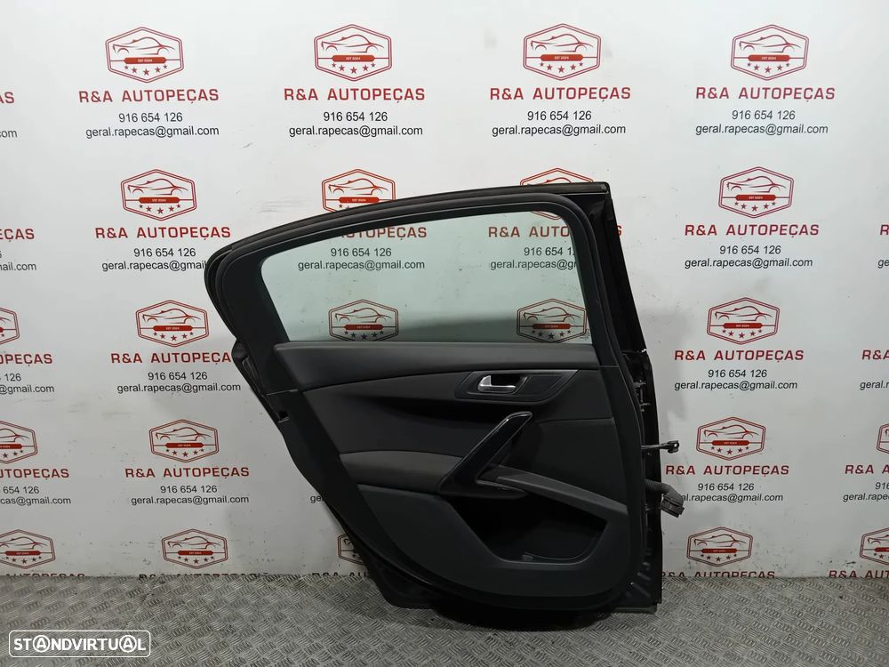 Porta Trás Traseira Esquerdo Peugeot 508 Carro Original - 5