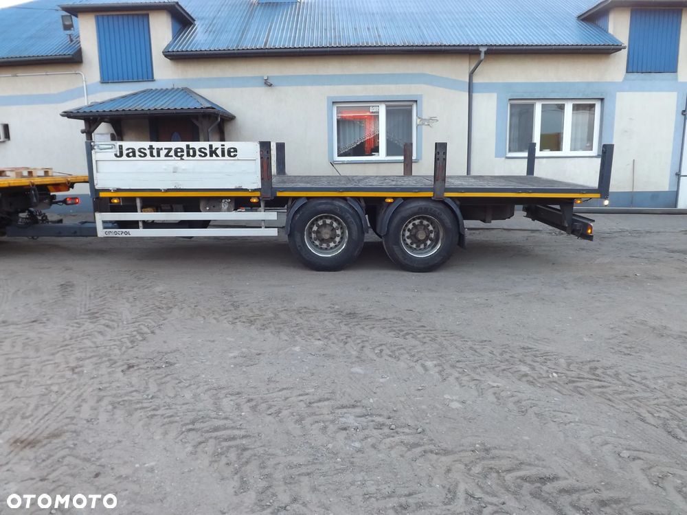 Gniotpol przyczepa tandem platforma 7.3/2.5m hds - 2