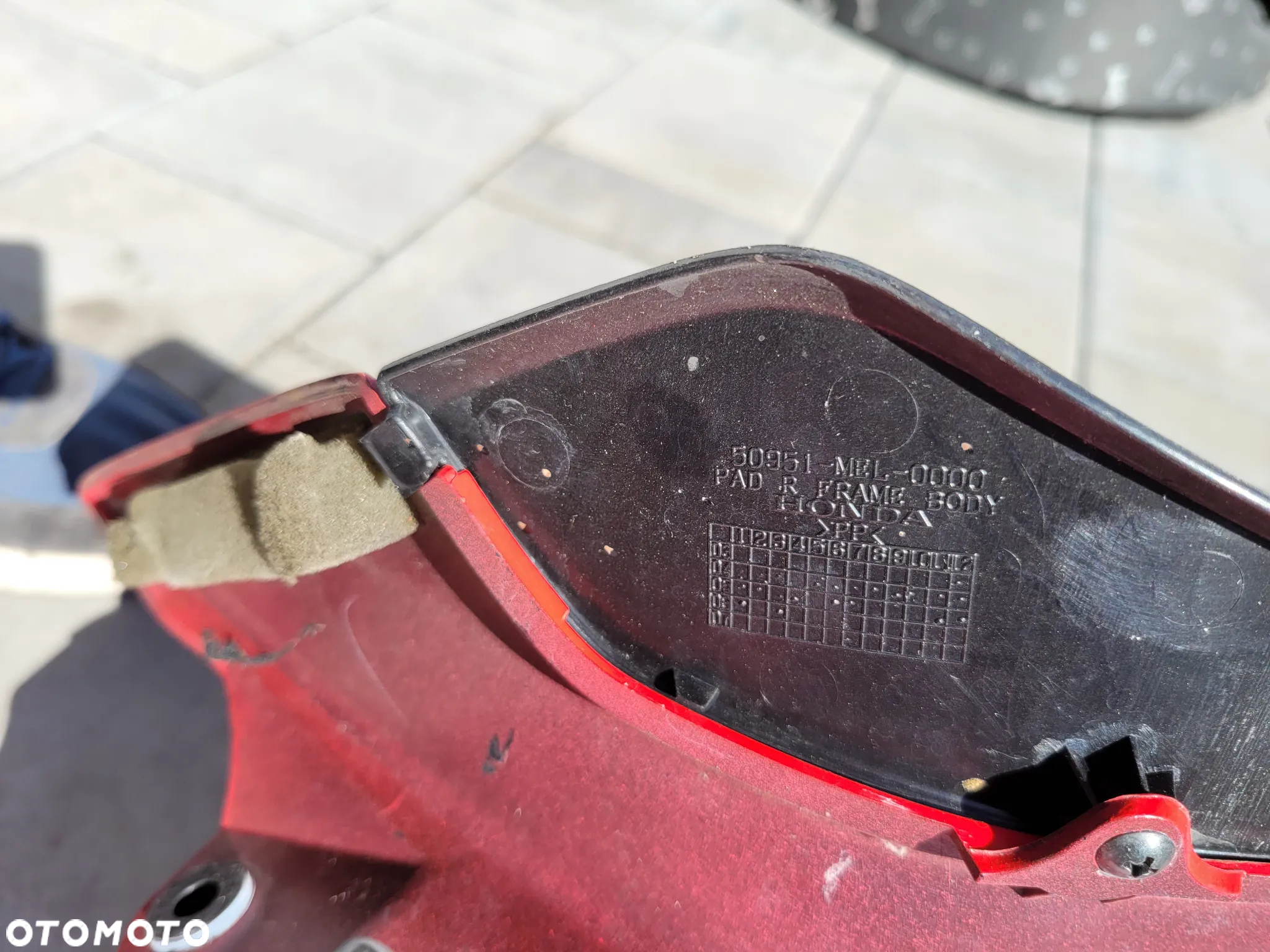 Nakładka na bak, osłona baku Honda CBR 600RR - 25