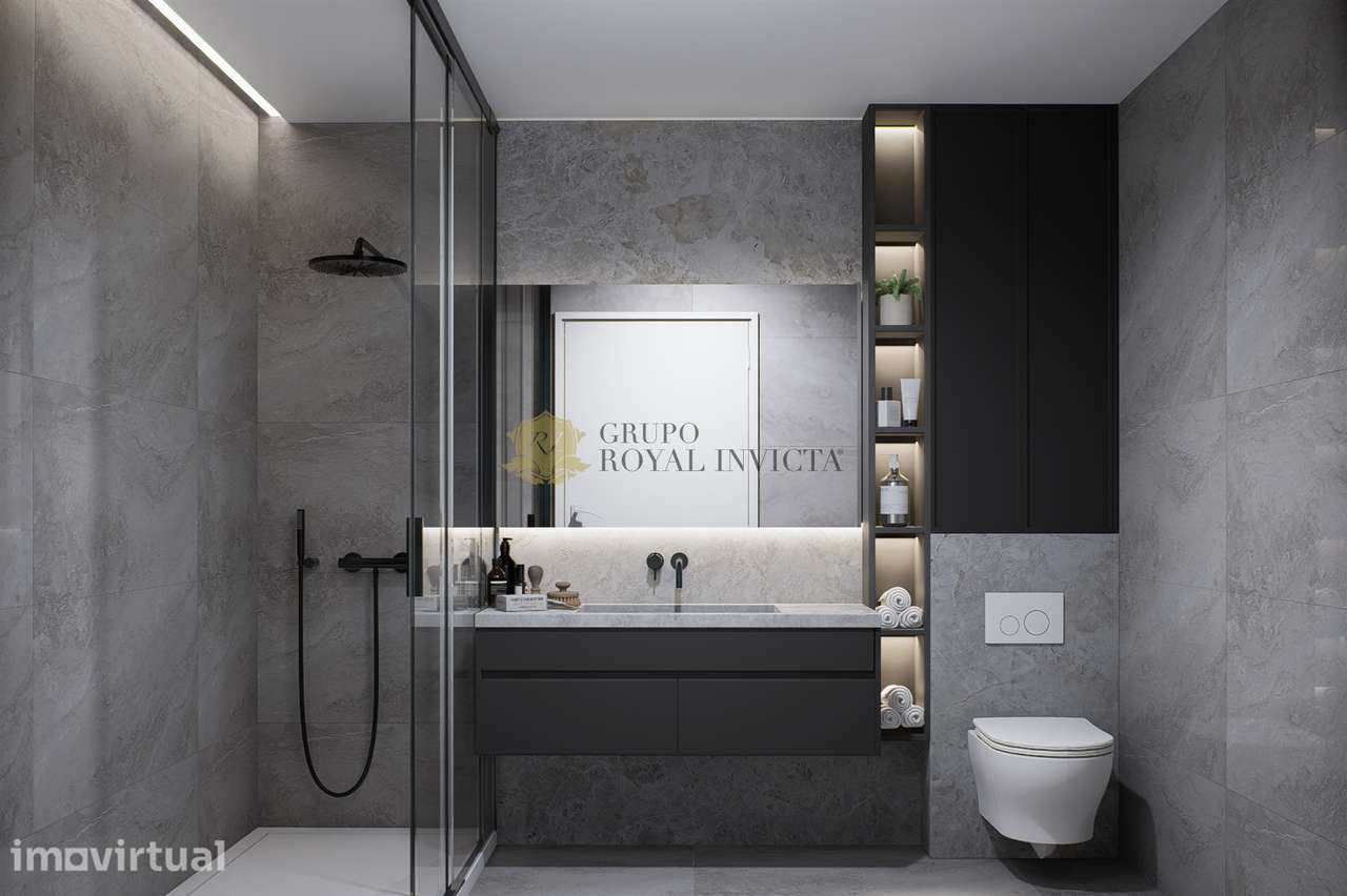 Apartamentos T1 com garagem fechada - Pedrouços - Maia - Grande imagem: 4/16