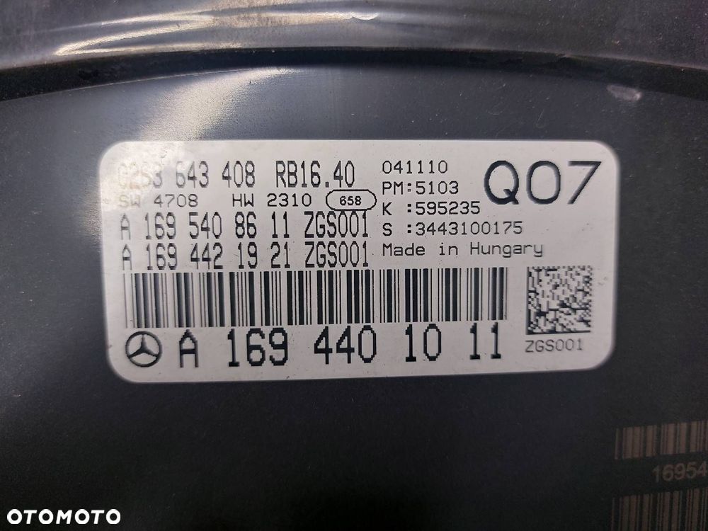 LICZNIK ZEGARY MERCEDES-BENZ W245 B180 CDI 1694401011 - 3