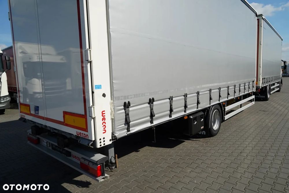 Scania P 280 / TANDEM / 4X2 /  MEGA / KLIMATYZACJA POSTOJOWA / PRZYCZEPA WECON / SAF / - 13