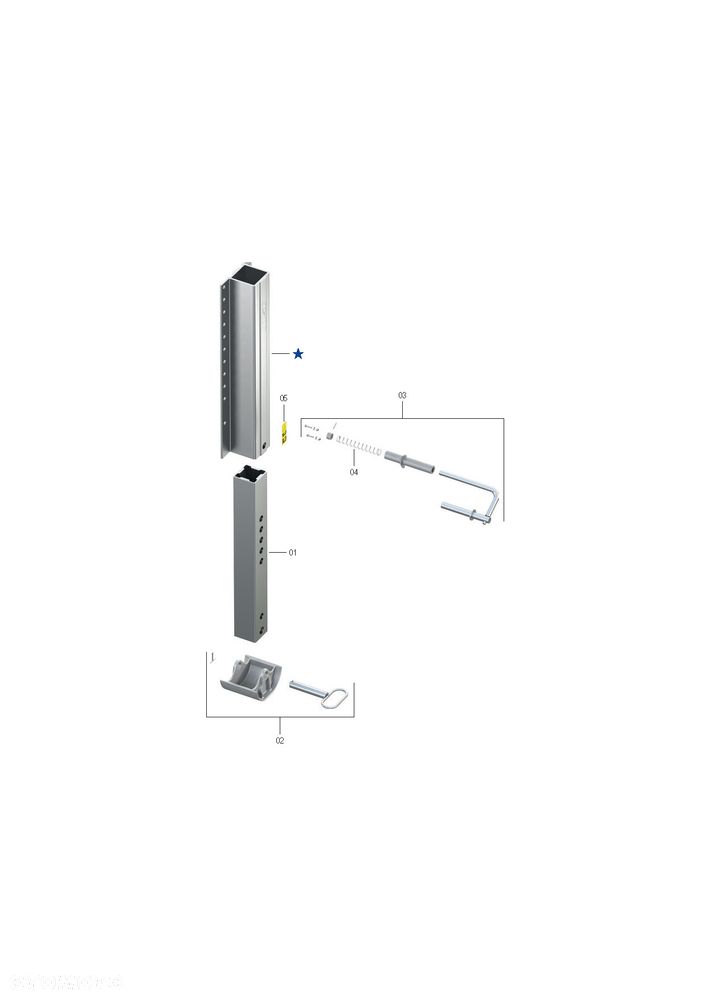 Podpory Aluminiowe JOST / Zestaw do 80 kg mniej !! / Naczepy / FV / Dostawa - 5