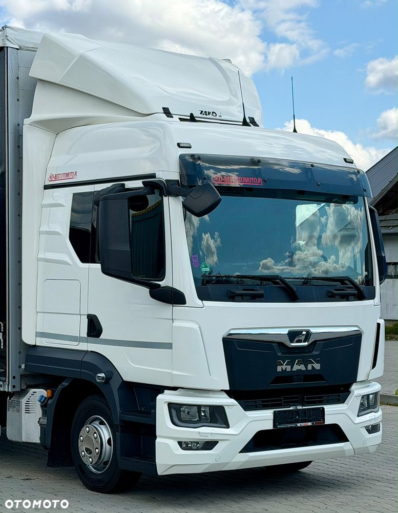 MAN TGL 12.250 / FIRANKA / 18 EUROPALET / AUTOMAT / SYPIALKA / DWA ŁÓŻKA / 2021 ROK / SPROWADZONY - 8
