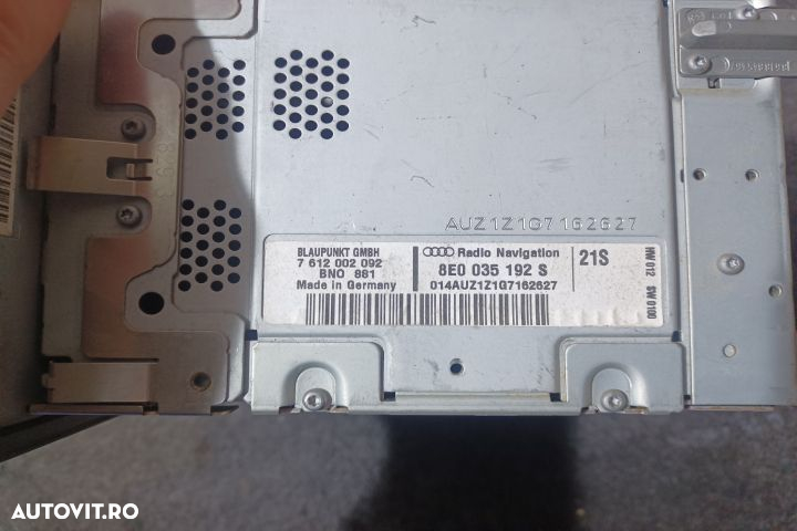 Radio cd 8E0035192S Navigatie Audi A4 B7 [2004 - 2008] Avant wagon 5- - 4