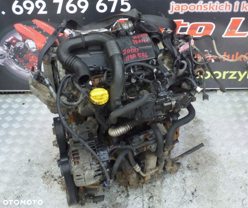 SILNIK KOMPLETNY RENAULT TRAFIC VIVARO 2.0 DCI M9R 786 176 TYS - 1