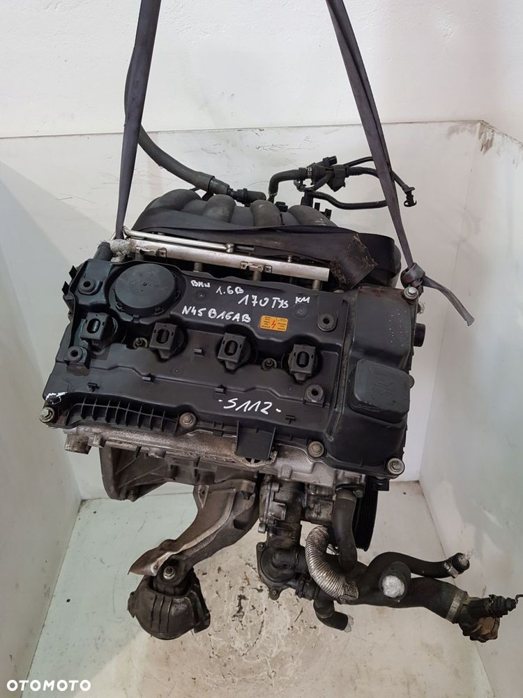 silnik bmw e87 e90 e91 e81 e46 mini 1.6i 16v n45b16ab 170tys km - 1