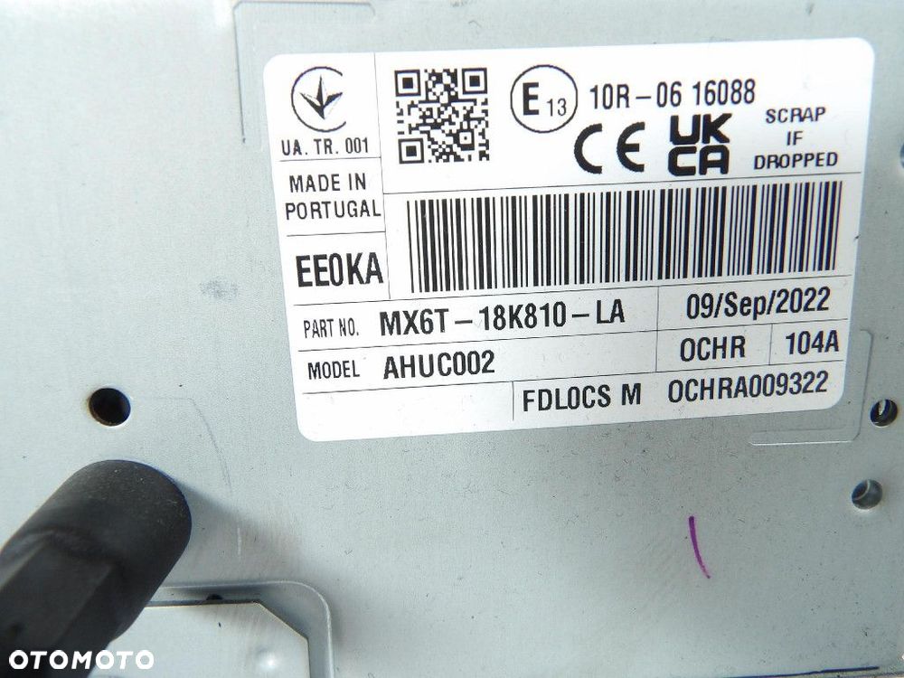 FORD FOCUS MK4 RADIO MX6T-18K810-LA - 3
