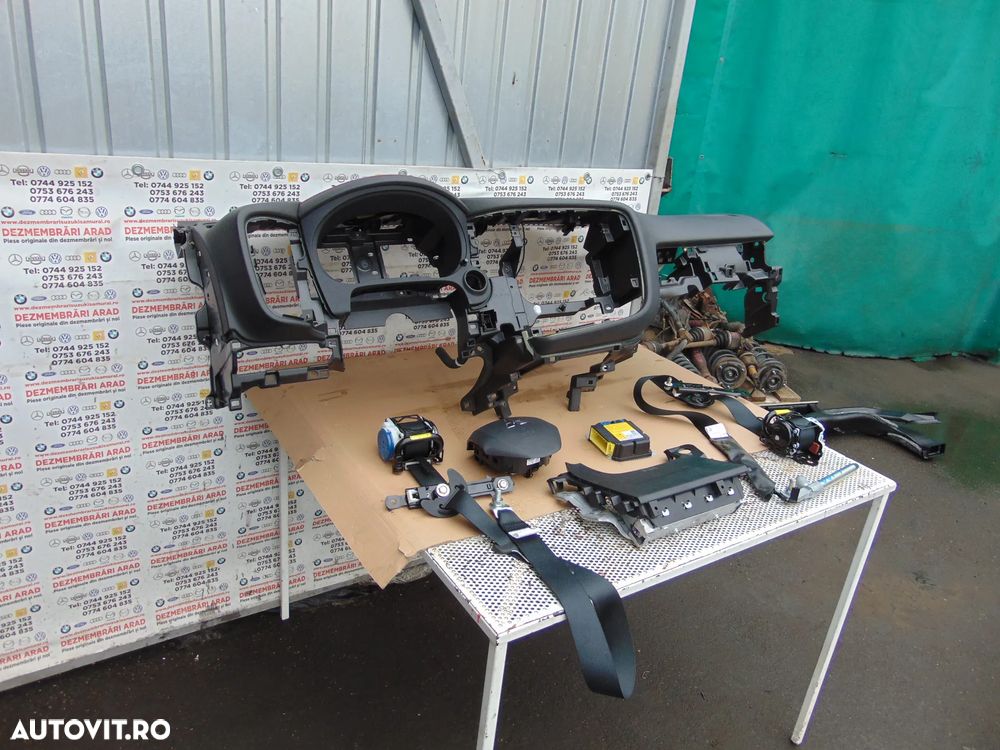 Plansa bord Mitsubishi Outlander 2013-2023 kit airbag-uri sofer pasager genunchi centuri stanga dreapta modul - 5