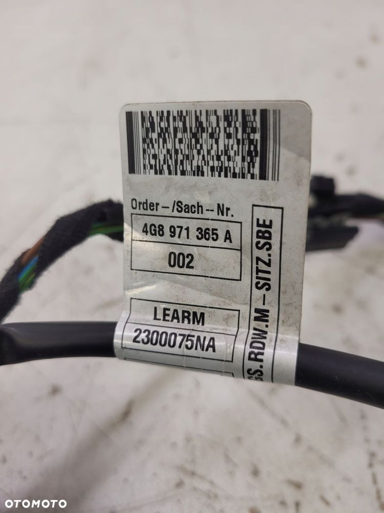 WIĄZKA FOTELA KIEROWCY AUDI A6 C7 A7 4G8971365A - 4