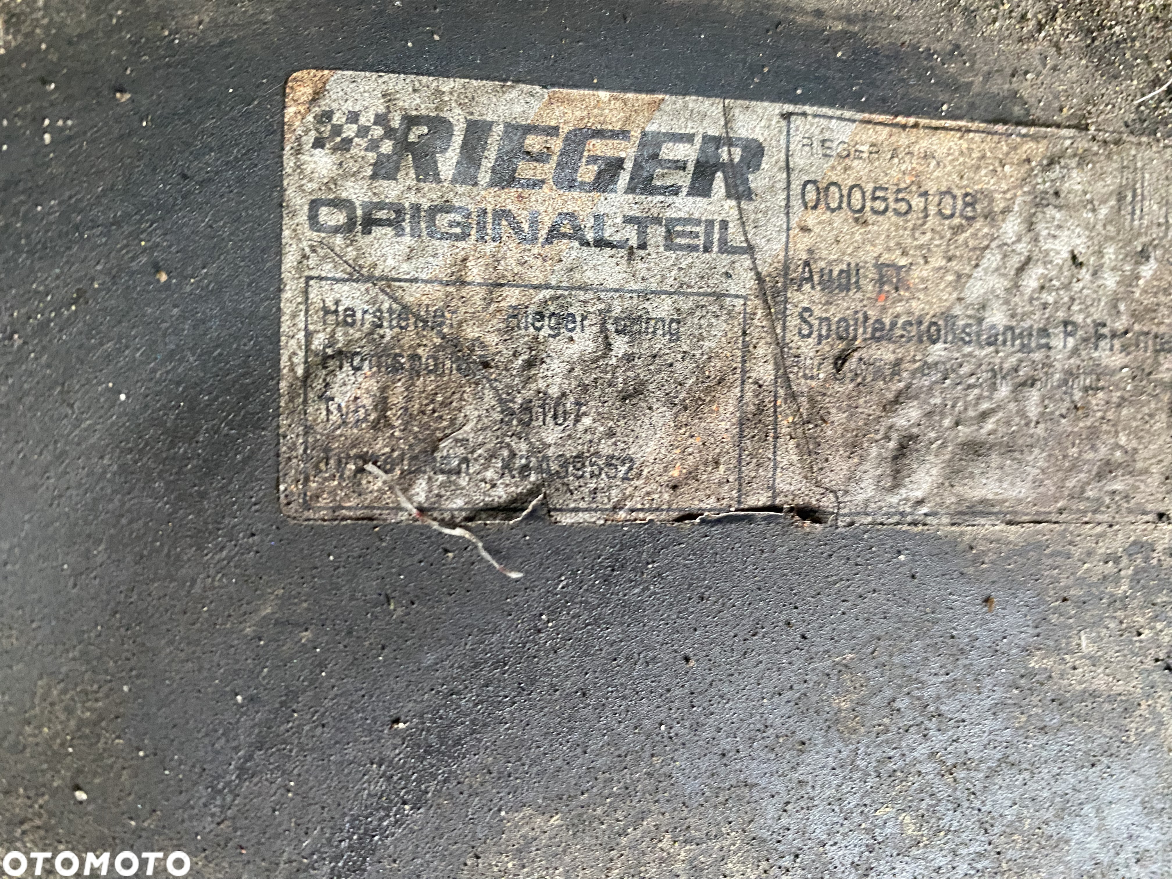 AUDI TT 8N0 R32 RIEGER ZDERZAK LZ9W ORG - 4