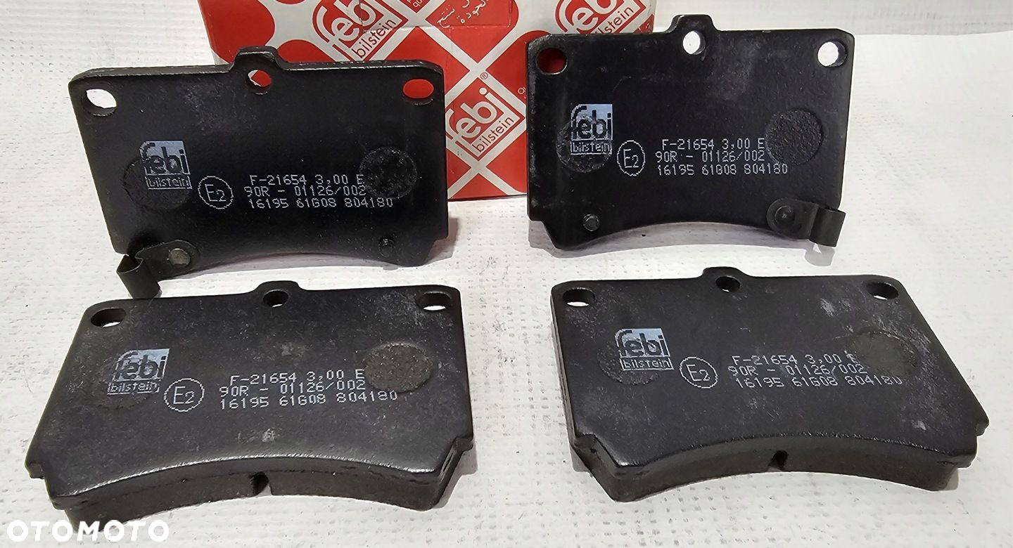 NOWE KLOCKI HAMULCOWE PRZÓD KIA RIO PRIDE / MAZDA121 II 323 DEMIO - 16195 - 4