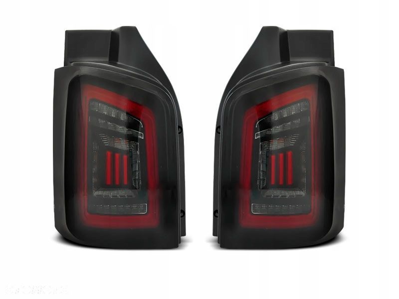 Lampy tyl kpl Tuning Black VW T5 Transporter 7e 7h - 1