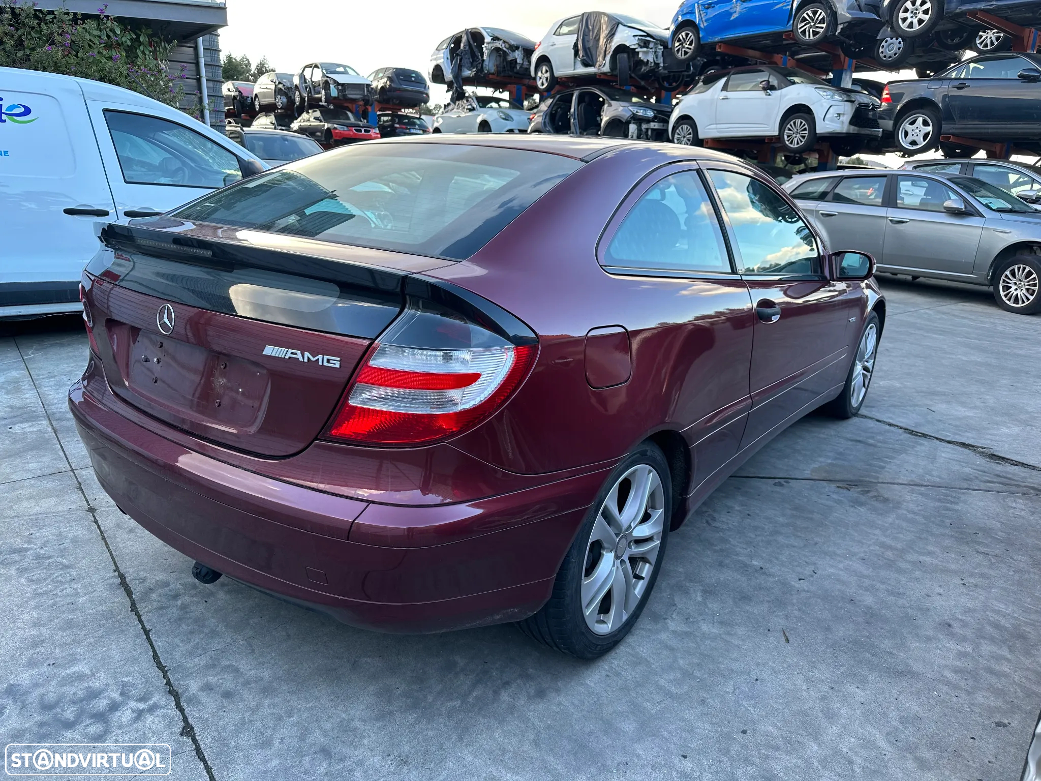 MERCEDES SPORT COUPÊ (W203) 180 GASOLINA DE 2002 PARA PEÇAS - 4