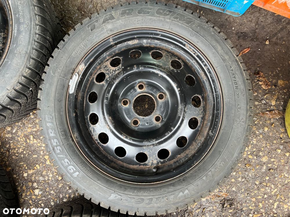 KOŁA R16 5x114.3 4x OPONY ZIMOWE R16 195/55/R16 WINTER 4 2019r bieżnik 2x 7.5mm 2x 6.5mm TARGUM - RETREAD KOŁA WYWAŻONE HYUNDAI KIA - 5