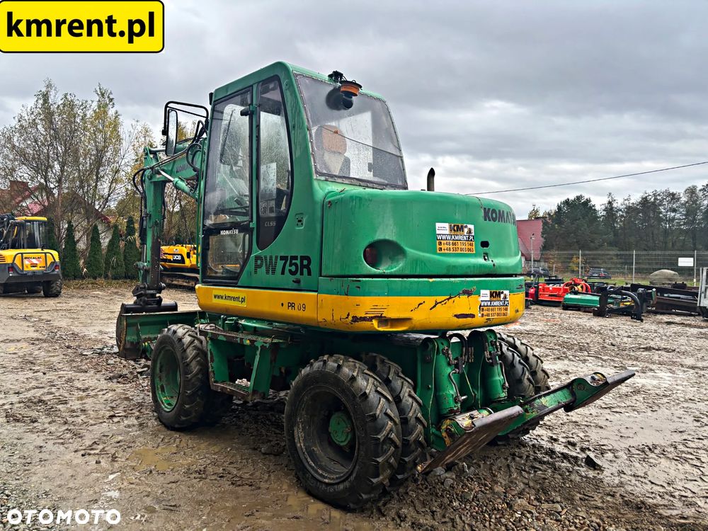 Komatsu PW 75 R KOPARKA KOŁOWA 2000r. | Komatsu pw 98 liebherr 308 309 310 wacker 9503 terex 70 Yanmar 95 - 20