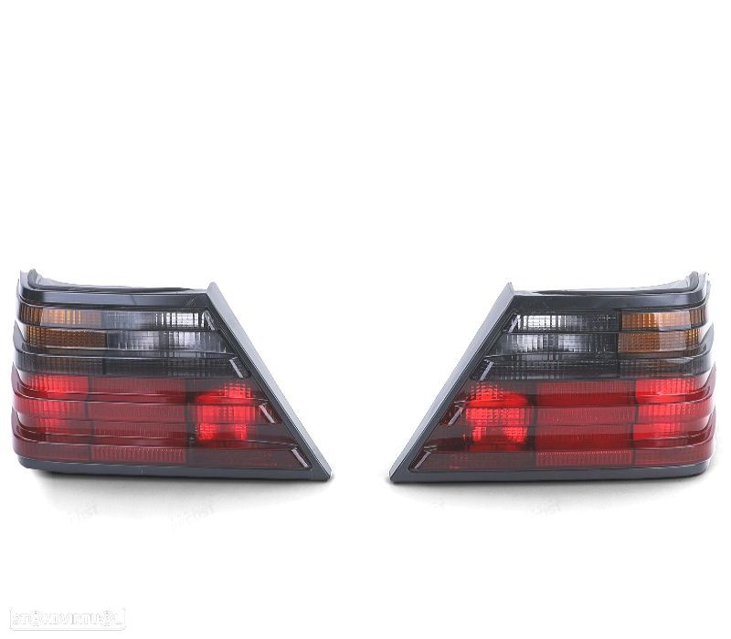 FAROLINS MERCEDES W124 85-93 VERMELHO PRETO - 4