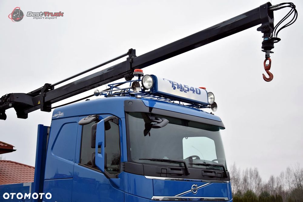 Volvo FH 540 / 6X2 / CAŁY NA PODUSZKACH /  OŚ SKRĘTNA PODNOSZONA  / HDS HIAB K177 PRO / ROTATOR / SKRZYNIA 6,7 M  / - 11