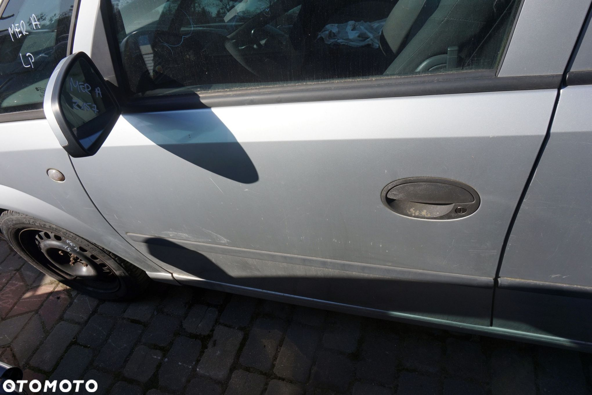 DRZWI PRZEDNIE LEWE MERIVA A Z157  SREBRNY OPEL 2003-2005 - 3