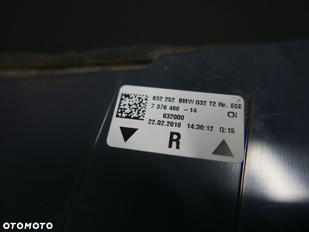 bmw g32 lampy tylne w klapę lewa prawa komplet - 6