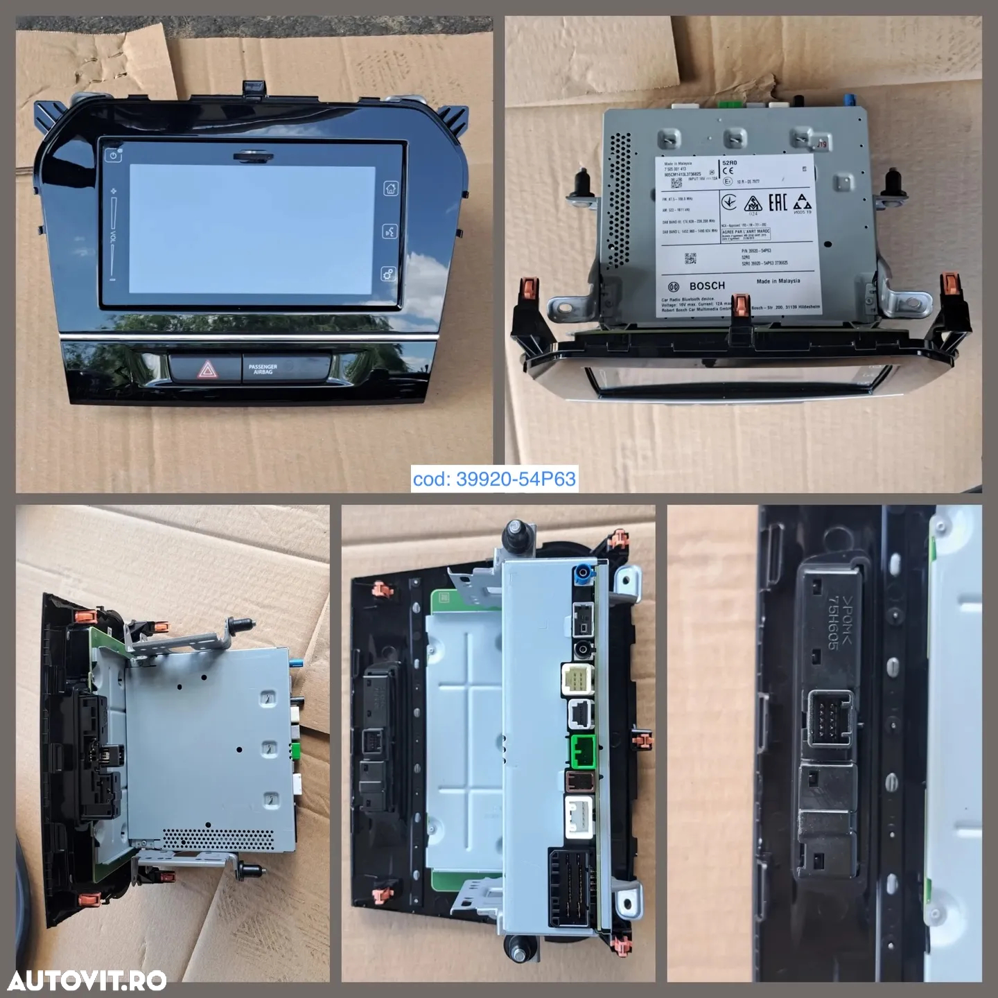 Suzuki Vitara LY ceasuri bord navigatie panou clima spira volan maneta lumini stergatoare panou butoane geamuri electrice incalzire scaune camera parbriz - 3