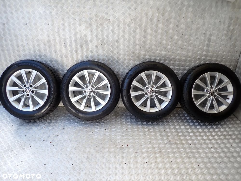KOŁA FELGI ALUMINIOWE VW 7JX17 ET 43 5X112 5N0601025 S Z OPONAMI ZIMA 235/55/17