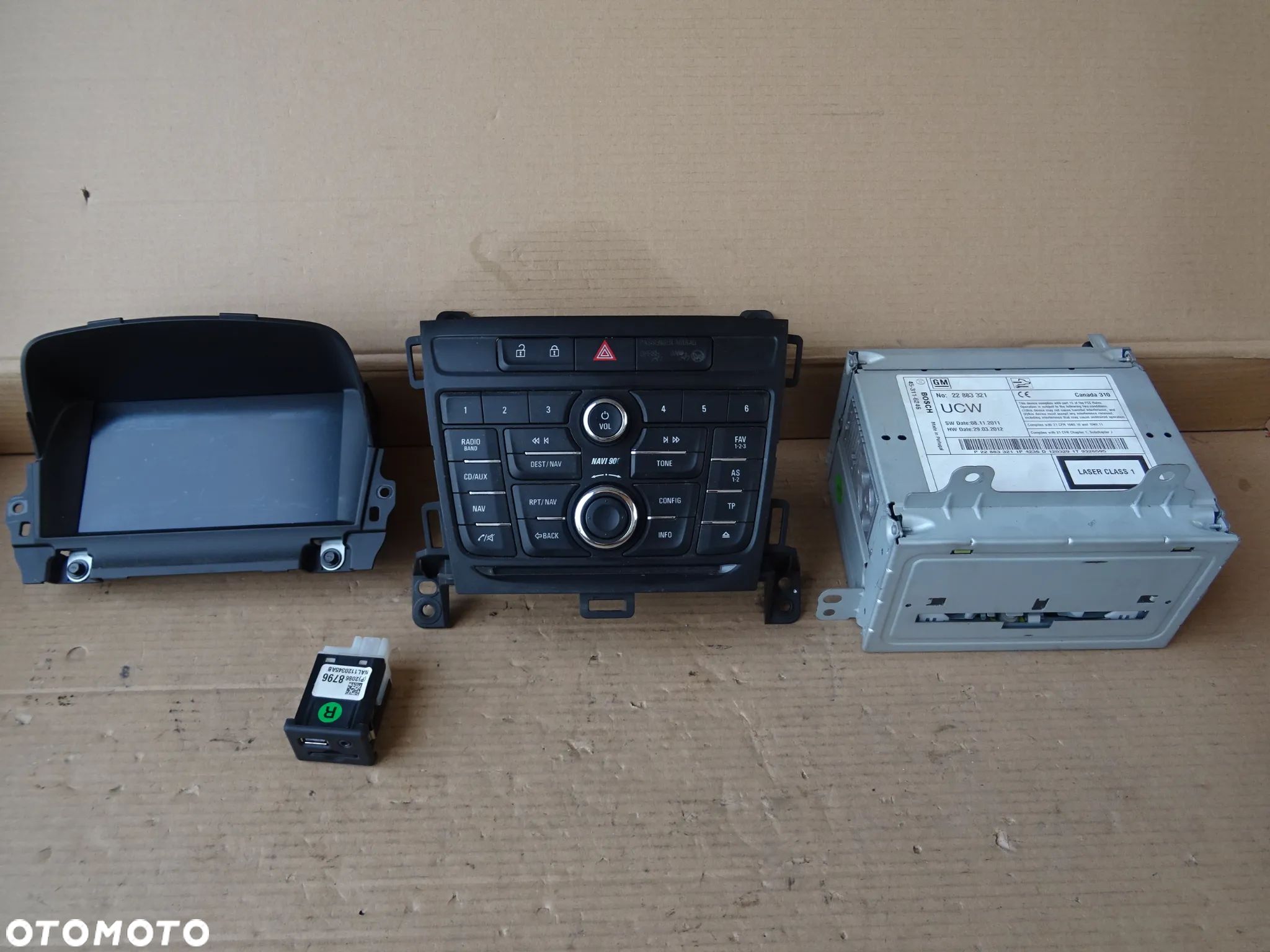 NAVI 900 OPEL ZAFIRA C TOURER ASTRA J INSIGNIA PANEL MONITOR JEDNOSTKA CZYTNIK KAMERA - 1