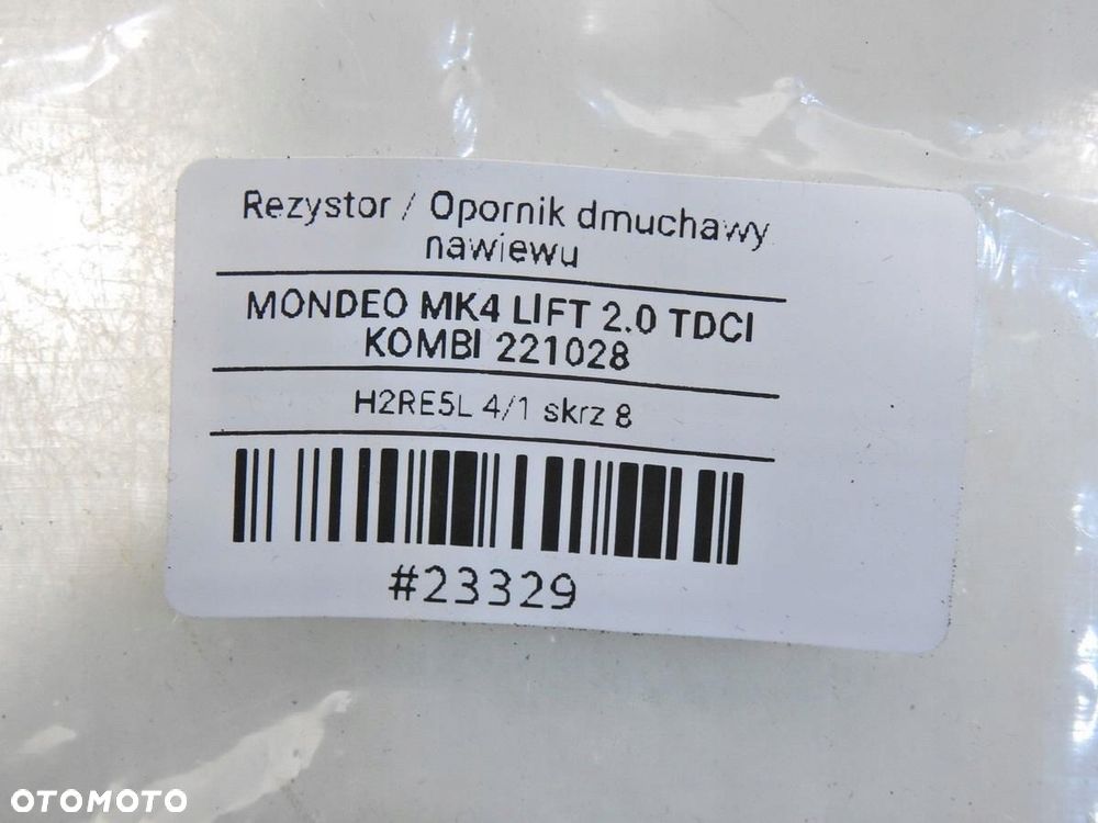 REZYSTOR OPORNICA FORD MONDEO MK4 LIFT - 4