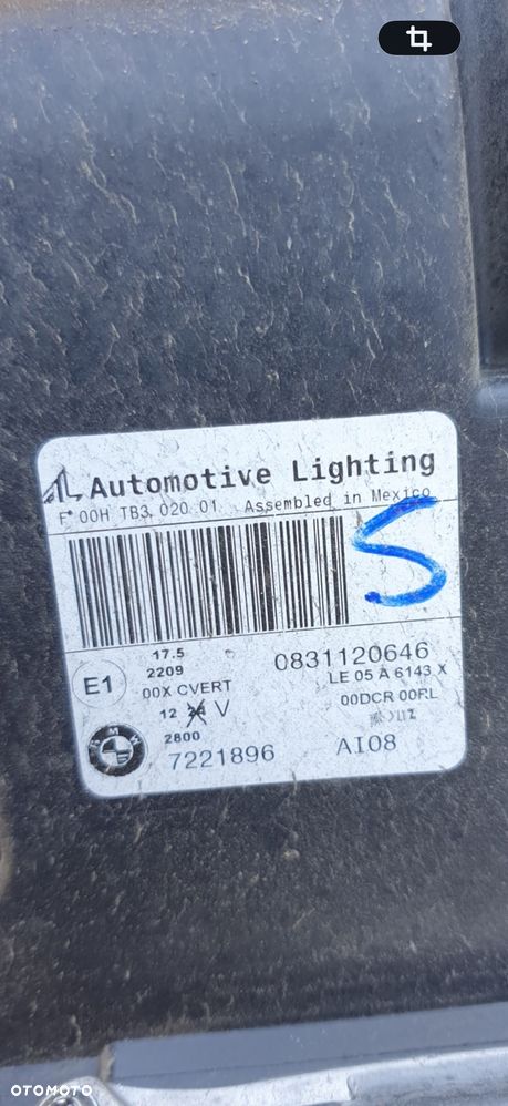 LAMPA PRAWA BMW X5 E70 LIFT DYNAMIC BI XENON SKRĘTNA IDEALNA - 12