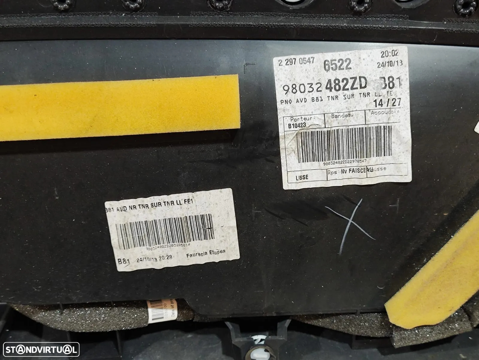 Conjunto quartelas frente traseira esquerda direita Citroen DS5 - 12