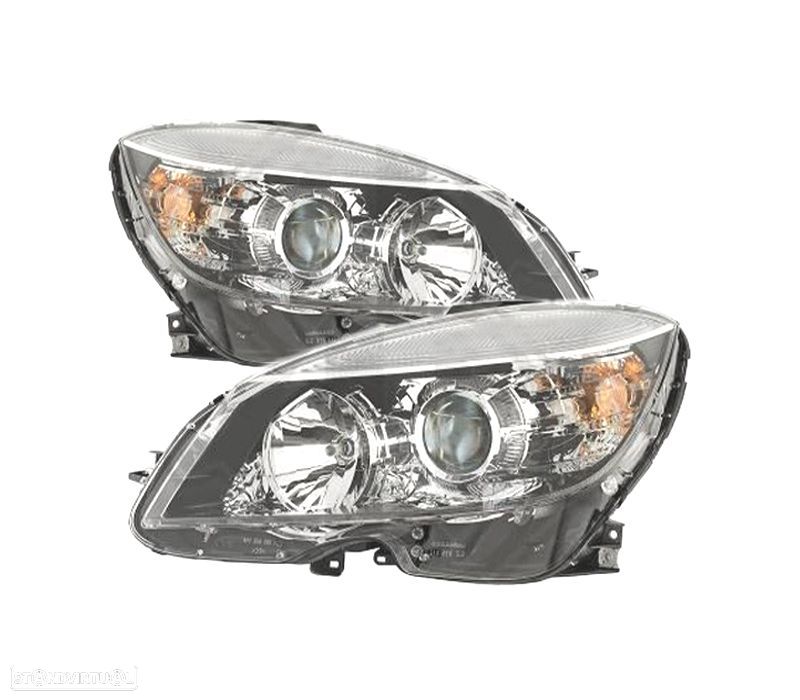 FARÓIS OPTICAS MERCEDES W204 CLC SPORT COUPE 08-11 - 1