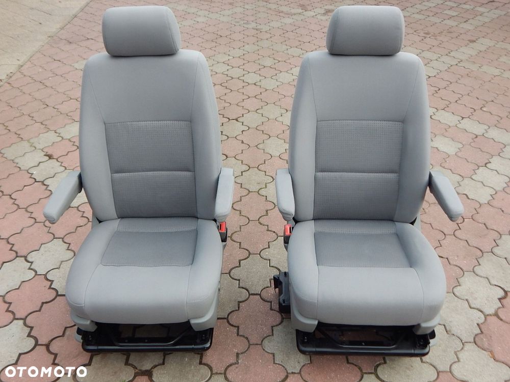vw t5 t6 multivan fotel kierowcy pasażera prawy lewy przód komplet - 1