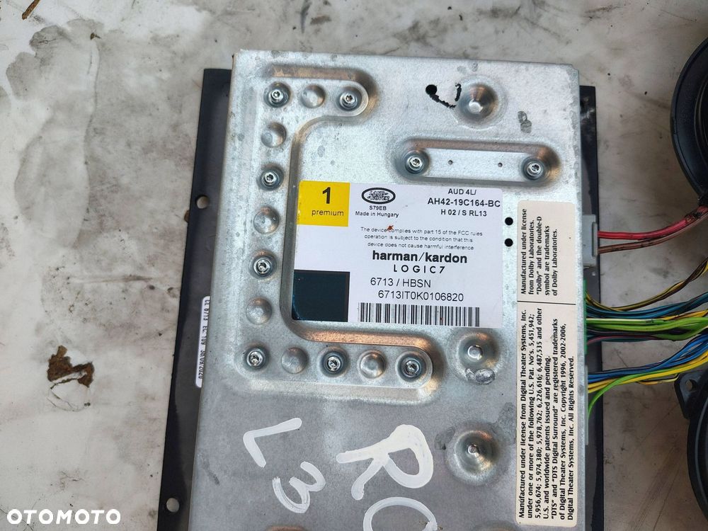 NAGŁOŚNIENIE WZMACNIACZ GŁOŚNIKI HARMAN KARDON LOGIC7 LAND RANGE ROVER L322 - 2