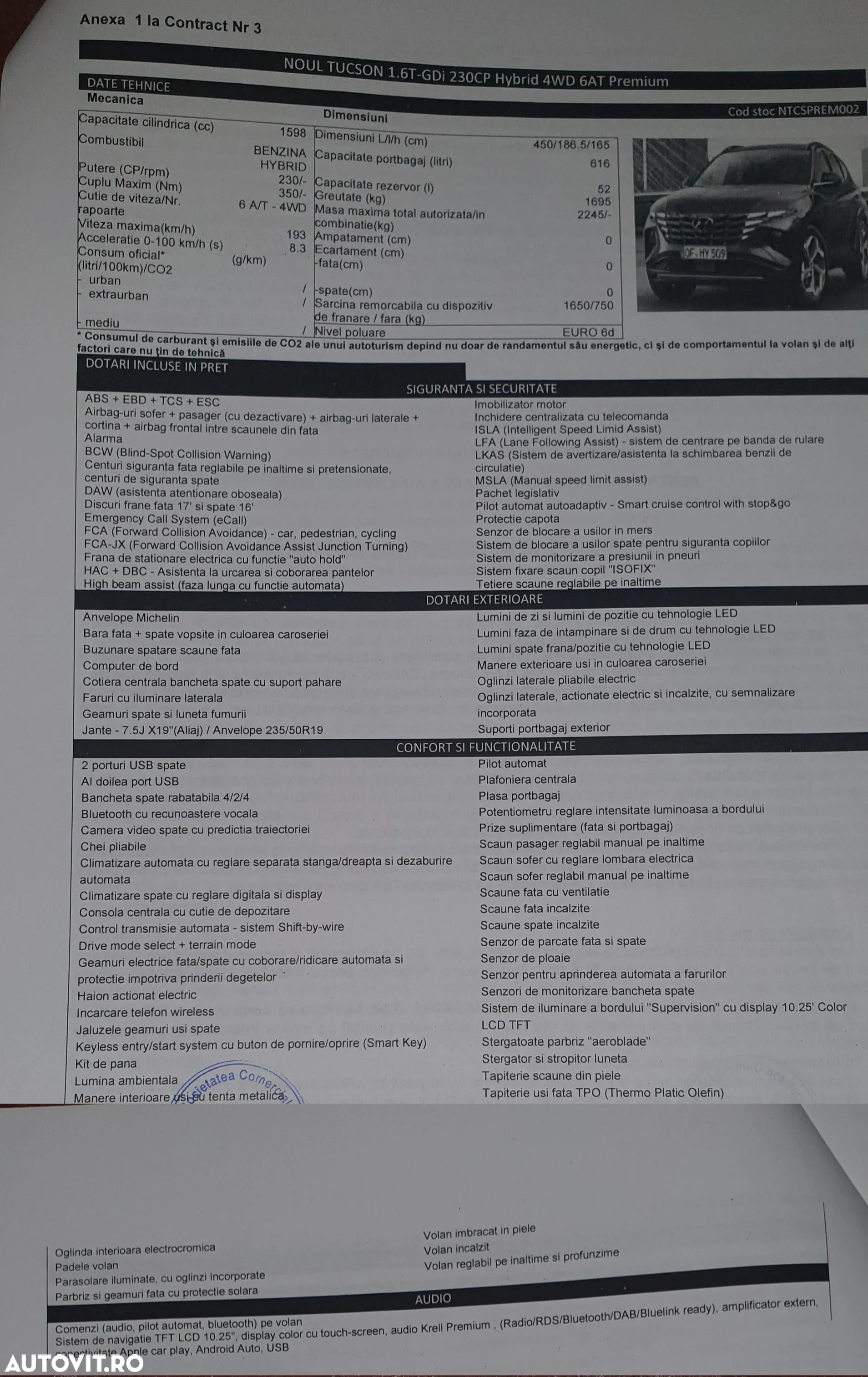 Hyundai Tucson HEV 1.6 l 230 CP 4WD 6AT Premium - 7