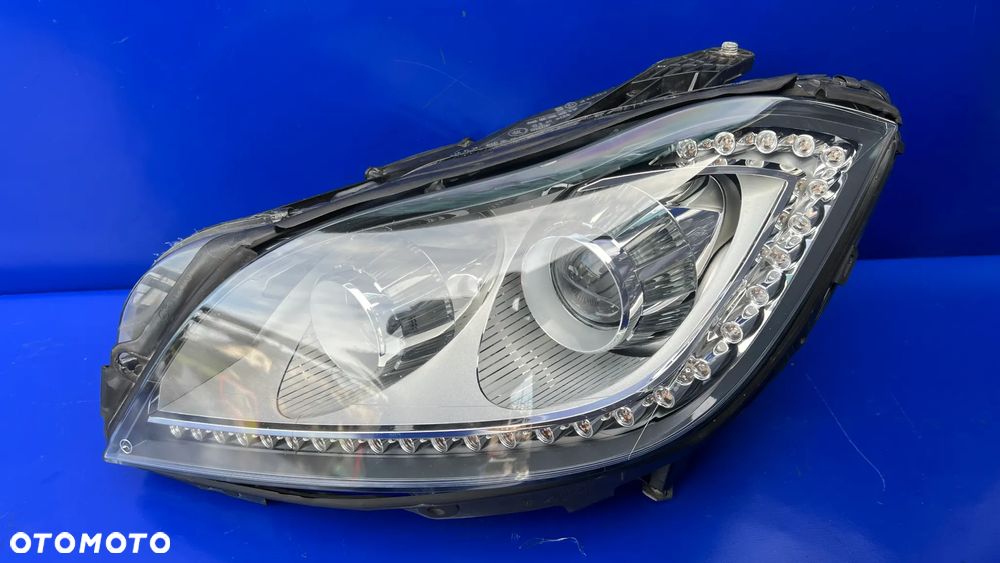 Reflektor lewy bi-xenon + LED lampa lewa OE Mercedes W218 CLS 11r Europa - 4