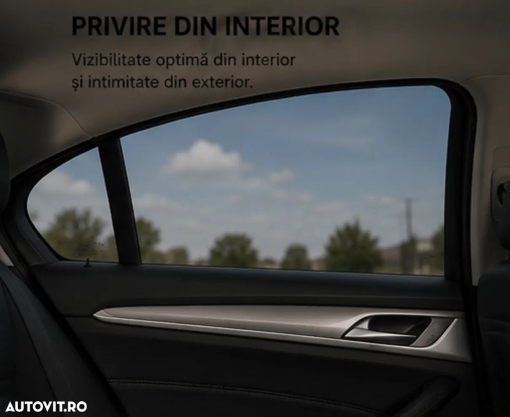 Folie Auto Predecupată Digital, de Plotter, pentru Masina Ta, Premium, VLT 5%, Protectie UV 99% - Kit Complet DIY Lunetă și Laterale Spate - 3