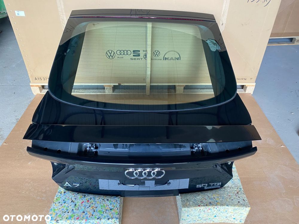 Kompletna Klapa bagażnika lotka Audi A7 4G Cy lift Sportback kolor LY9T 38k - 7