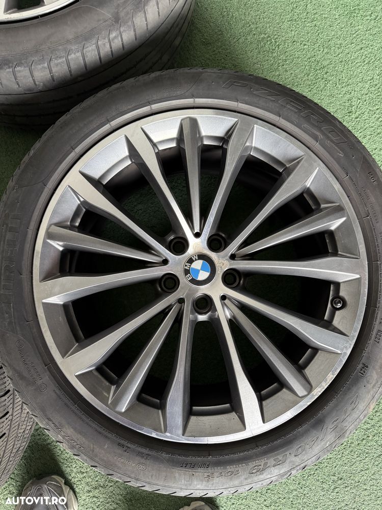Jante originale pe 19 cu anvelope Bmw seria 5 G30 G31 - 8