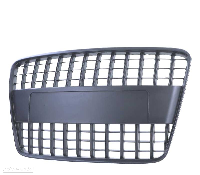 GRELHA FRONTAL SEM SÍMBOLO AUDI Q7 05-09 PRETA - 3